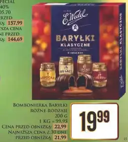 Dino Bombonierka E. Wedel Baryłki oferta