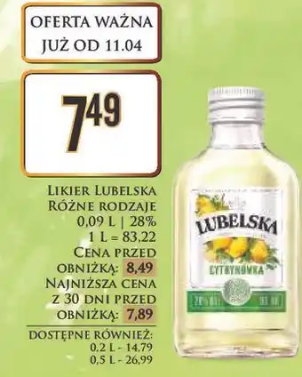 Dino Wódka Lubelska Cytrynówka oferta