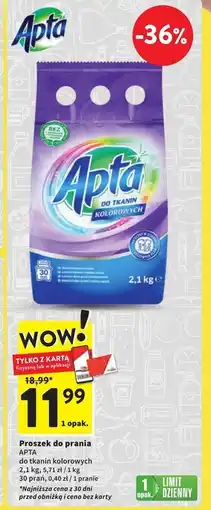 Intermarche Proszek do prania Apta oferta