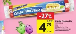 Intermarche Henglein Świeże ciasto francuskie XXL 375 g oferta