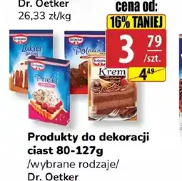 API MARKET Produkty do dekoracji ciast Dr. Oetker oferta