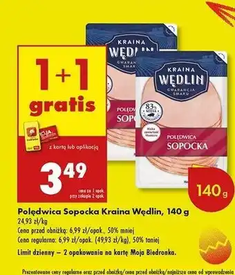 Biedronka Polędwica sopocka Kraina Wędlin oferta