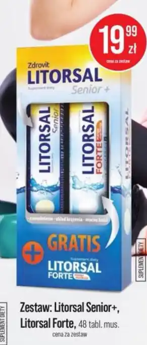 Apteka Cosmedica Zestaw: Litorsal Senior+, Litorsal Forte oferta