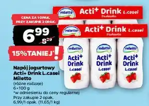 Netto Napój jogurtowy truskawkowy Miletto oferta