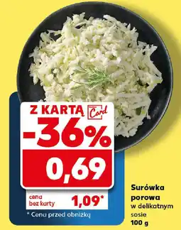 Kaufland Surówka porowa oferta