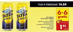 Biedronka Piwo Tatra Jasne Pełne oferta