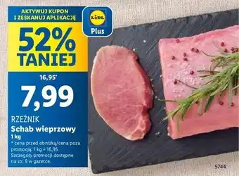 Lidl Schab wieprzowy bez kości Rzeźnik Codzienna Dostawa oferta