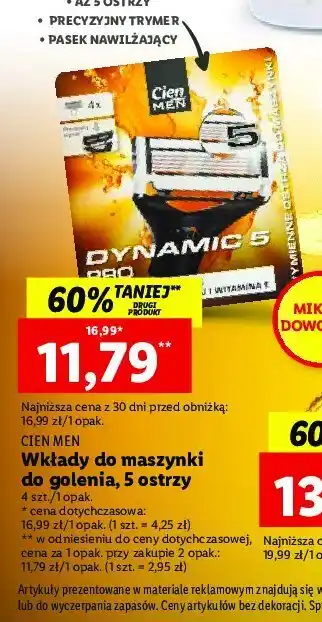 Lidl Wkłady do maszynki 1 OPAK 5 SZT oferta