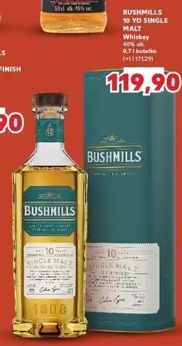 Kaufland Whiskey tuba Bushmills Single Malt 10 Yo oferta
