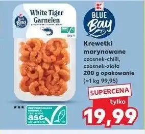 Kaufland Krewetki marynowane czosnek-zioła K-classic blue bay oferta