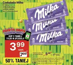 Delikatesy Centrum Czekolada Milka oferta
