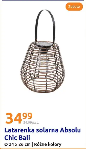 Action Latarenka solarna Absolu Chic Bali oferta