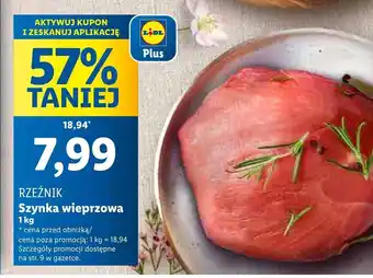 Lidl Szynka Rzeźnik oferta