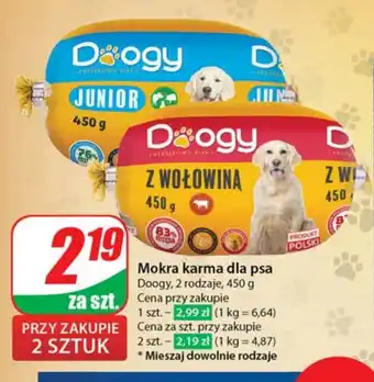 Dino Mokra karma dla psa Doogy oferta