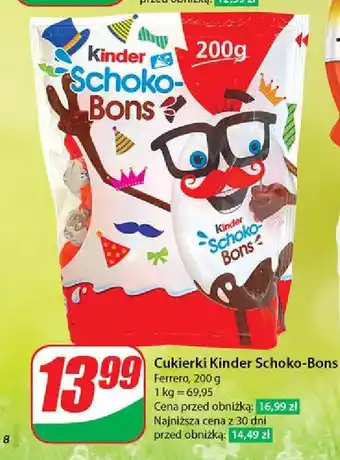 Dino Cukierki czekoladowe Kinder schoko-bons oferta
