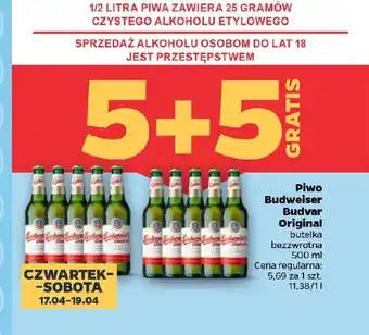 Netto Piwo Budweiser Budvar Original oferta