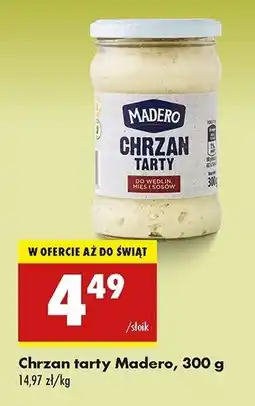Biedronka Chrzan tarty Madero oferta