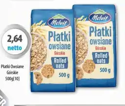 DUO-TES Płatki Owsiane Górskie Melvit oferta