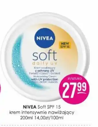 Jaśmin Nivea Soft SPF 15 oferta