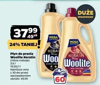 Netto Płyn do prania Woolite Keratin oferta