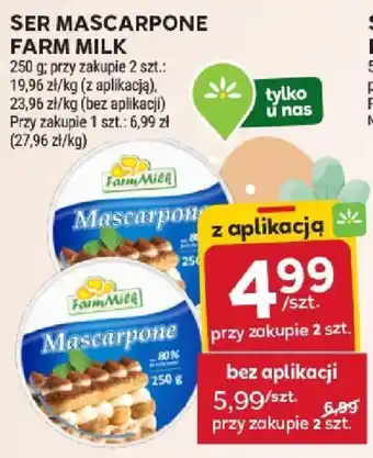 Stokrotka Ser Mascarpone Farm Milk oferta