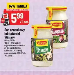 Polomarket Sos czosnkowy lub tatarski Winiary oferta