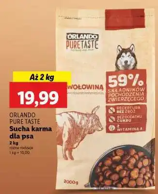 Lidl ORLANDO PURE TASTE Sucha karma dla psa oferta