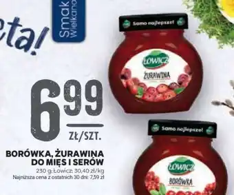 Stokrotka Market BORÓWKA, ŻURAWINA DO MIĘS I SERÓW oferta