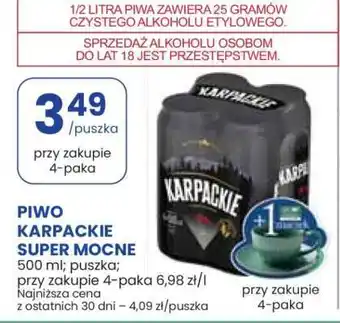 Stokrotka Market Piwo Karpackie Super Mocne oferta