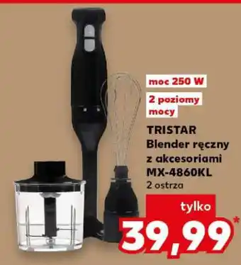 Kaufland TRISTAR Blender ręczny z akcesoriami MX-4860KL oferta