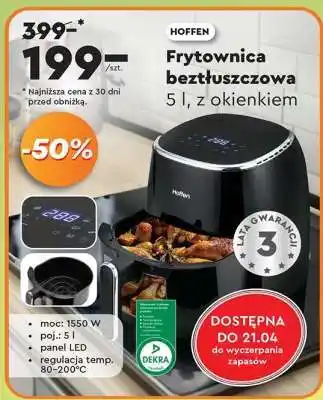 Biedronka Frytownica beztłuszczowa 5 l, z okienkiem oferta