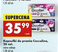Biedronka Kapsułki do prania 3w1 black Coccolino oferta