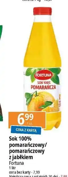 E.Leclerc Sok pomarańczowy z jabłkiem Fortuna oferta