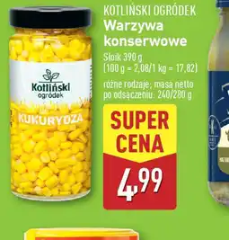 ALDI Kukurydza Konserwowa Kottlinski Ogródek oferta