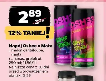 Netto Napój Oshee x Mata oferta