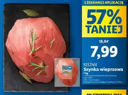 Lidl Szynka wieprzowa oferta