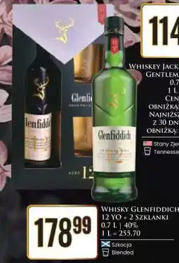 Dino Whisky Glenfiddich 12 YO + 2 Szklanki oferta