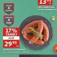 Auchan Kiełbasa czosnkowa oferta