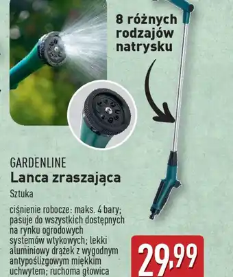 ALDI Lanca zraszająca Gardenline oferta