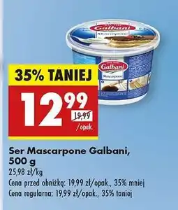 Biedronka Ser Mascarpone Galbani 500 g oferta