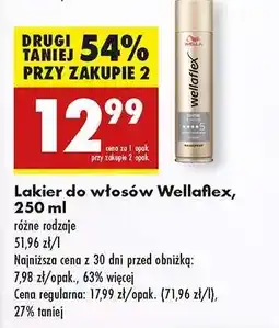 Biedronka Lakier do włosów Wellaflex, 250 ml oferta