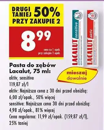 Biedronka LACALUT oferta