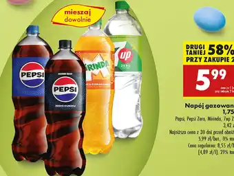 Biedronka Napój gazowany Pepsi, Pepsi Zero, Mirinda, 7up Zero oferta