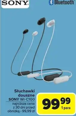 Carrefour Słuchawki bluetooth Sony oferta