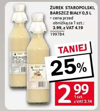 Selgros Żurek staropolski, barszcz biały oferta