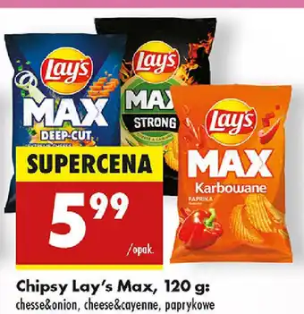 Biedronka Chipsy Lay's Max oferta