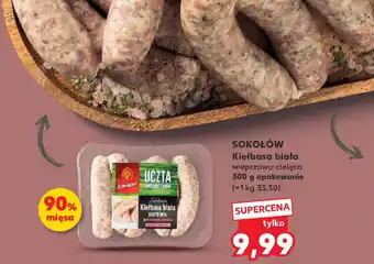 Kaufland Kiełbasa biała Sokołów oferta