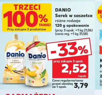 Kaufland Danio Serek w saszetce oferta