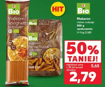 Kaufland Makaron Bio oferta