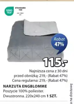 JYSK Narzuta Engblomme oferta